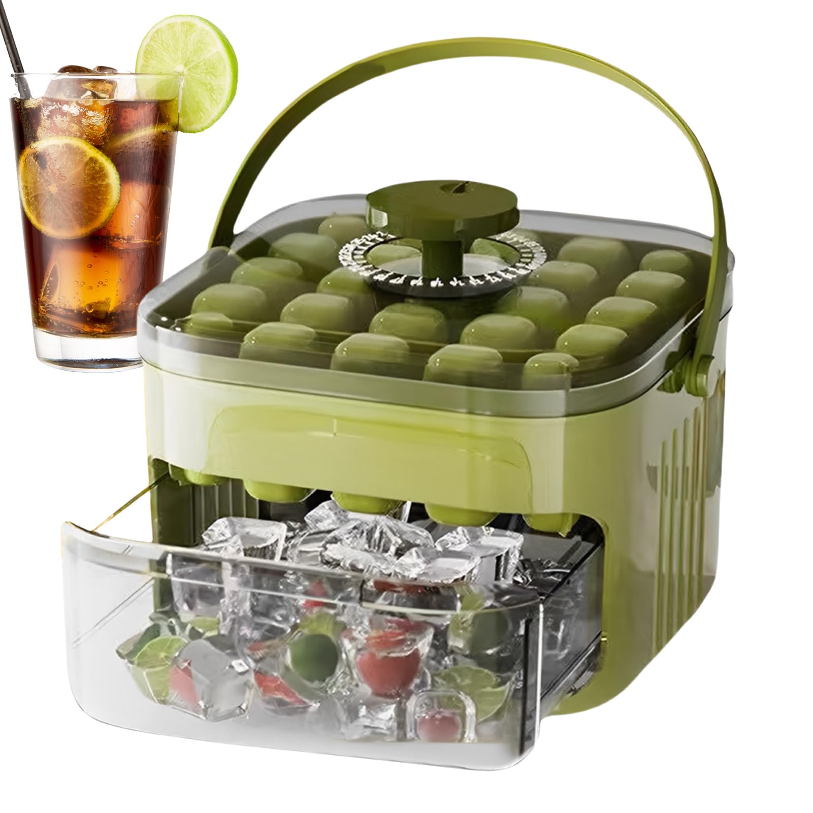 Food Storage Essentials - Easy Press IJsblokjesmaker IJsblokjesbak met deksel