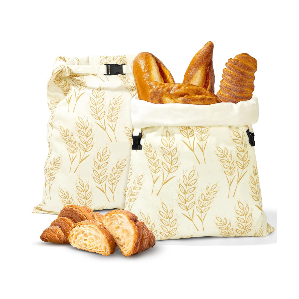 Beeswax Food Wrap - 1 stuks herbruikbare bijenwas voedselbewaarzakken, natuurlijk