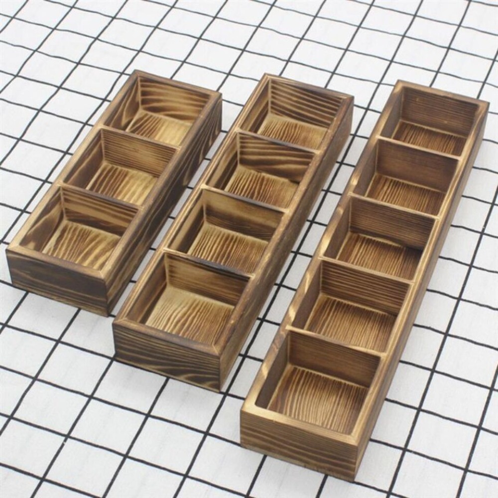 Food Storage Practices - Massief houten retro theezakhouder Desktop Creativiteit