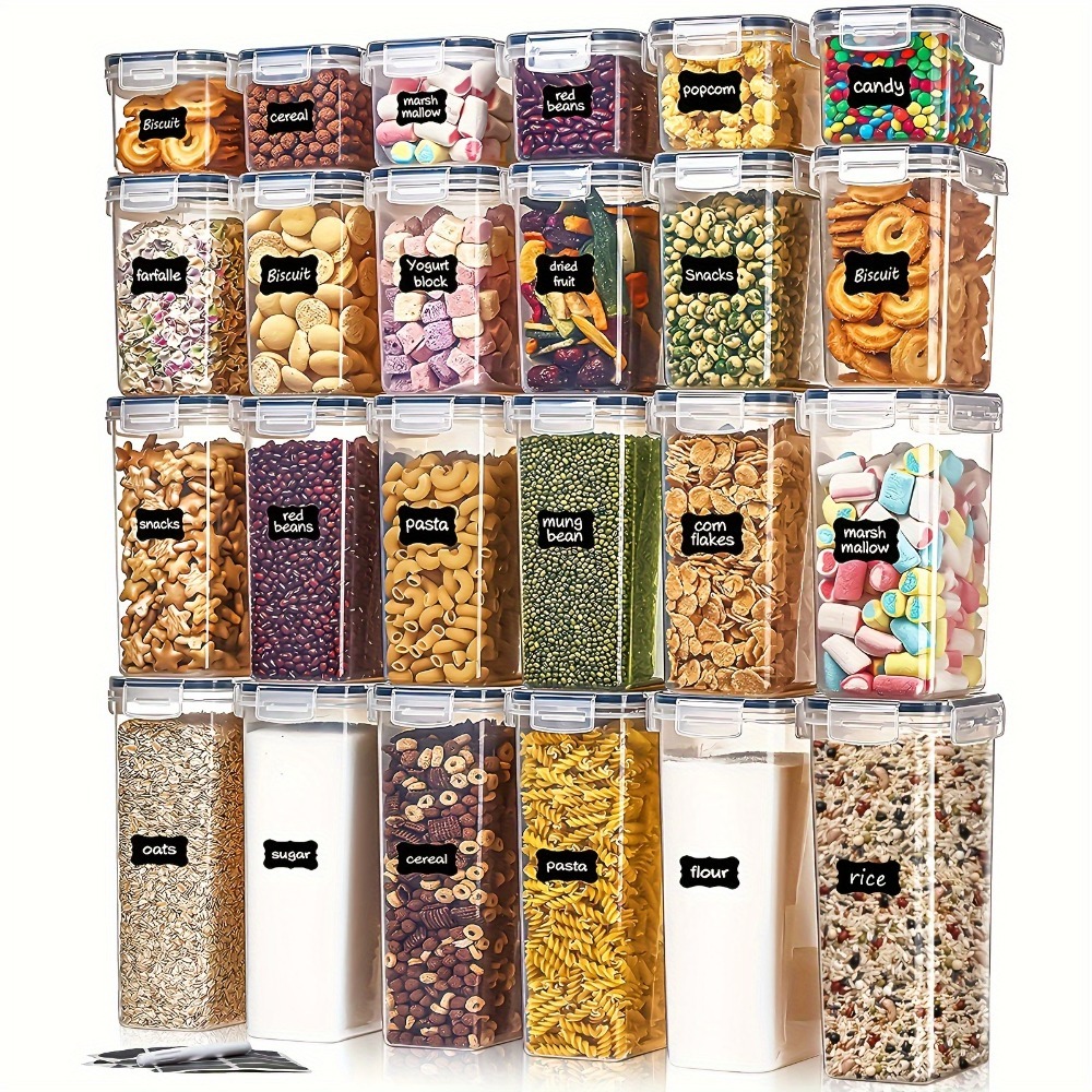 Food Storage Containers Set - 24 Stuks Voedsel Opslag Containers 12
