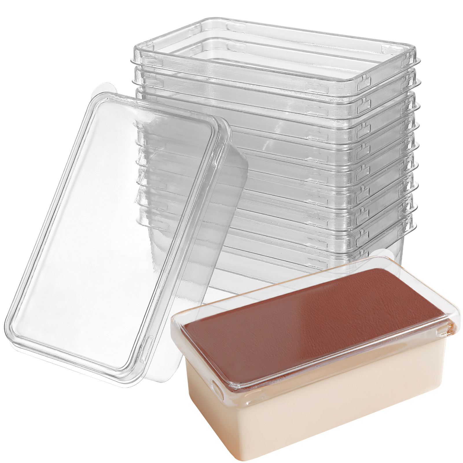 Food Storage Food Safety - 10 stuks transparante, doorzichtige taartcontainer voor