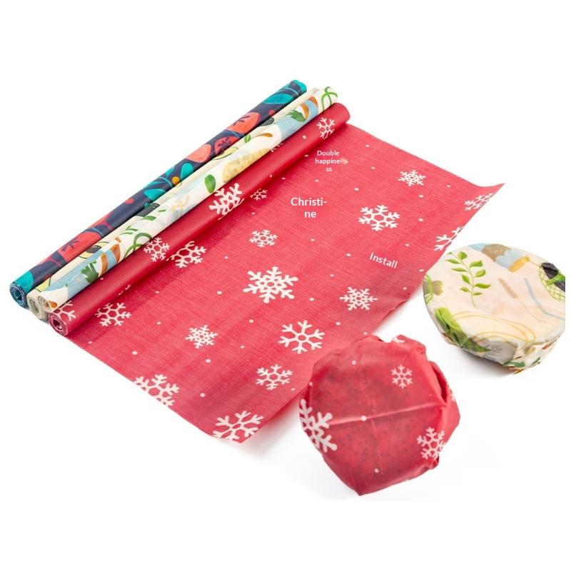 Beeswax Food Wrap - Ecologische bijenwas voedselwraps rol, herbruikbaar, duurzaam