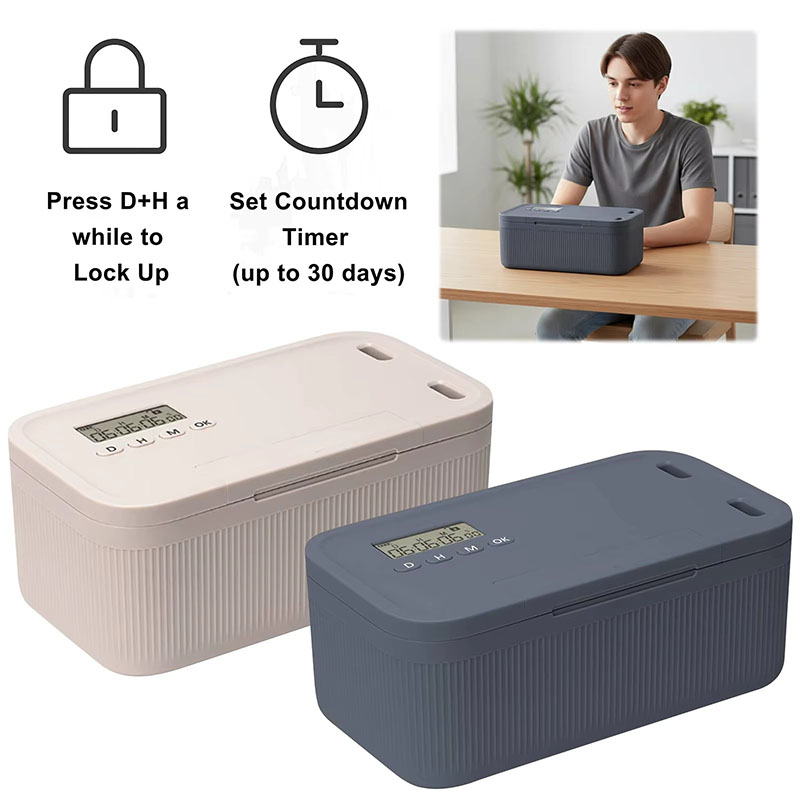 Food Storage Food Safety - Lock Box met timer Telefoon Locker