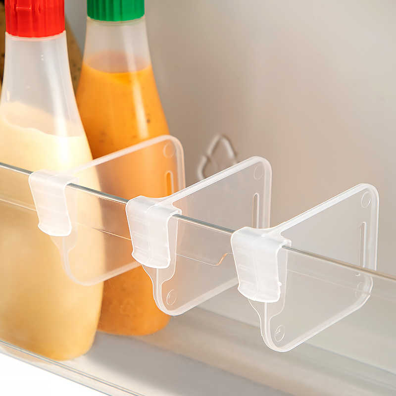 Food Storage Rack For Kitchen - Efficiënte koelkast Keukenorganizer Plankopslagverdelers voor eierenflessen