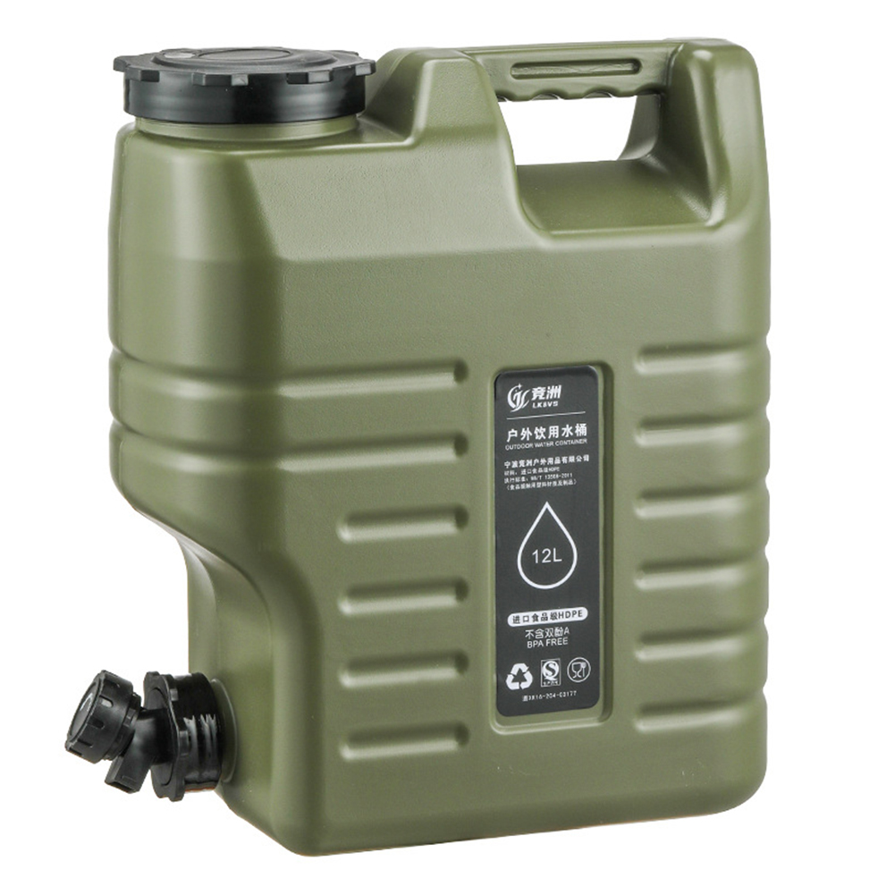 Food Storage Emergency - 3,2 gallon/12L wateremmer Food-grade PE drinkdispenser