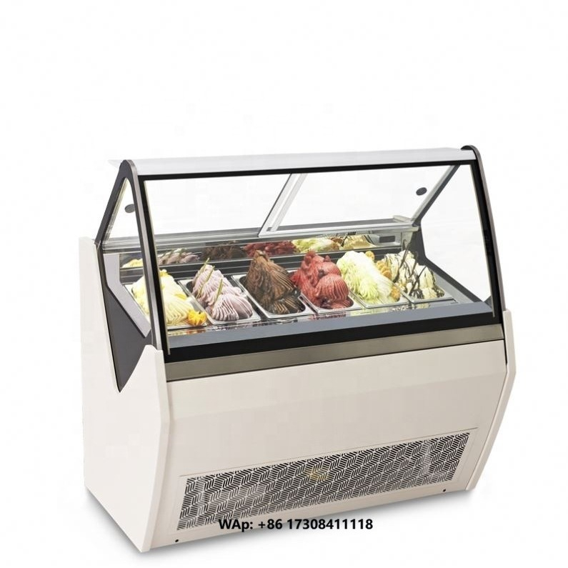 Food Storage Large - Immersieve glazen deur koelvitrine vriezer ijsvriezer