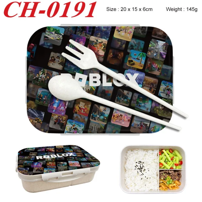 Food Storage Unit - Roblox Bento Lunchbox met gamefiguurprint, voedselcontainers,