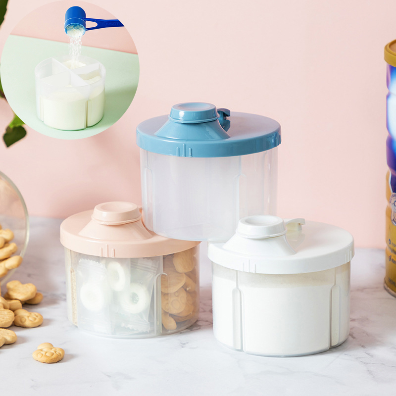 Food Storage Essentials - 4 Raster Draagbare Babyvoeding Opbergdoos Essentiële