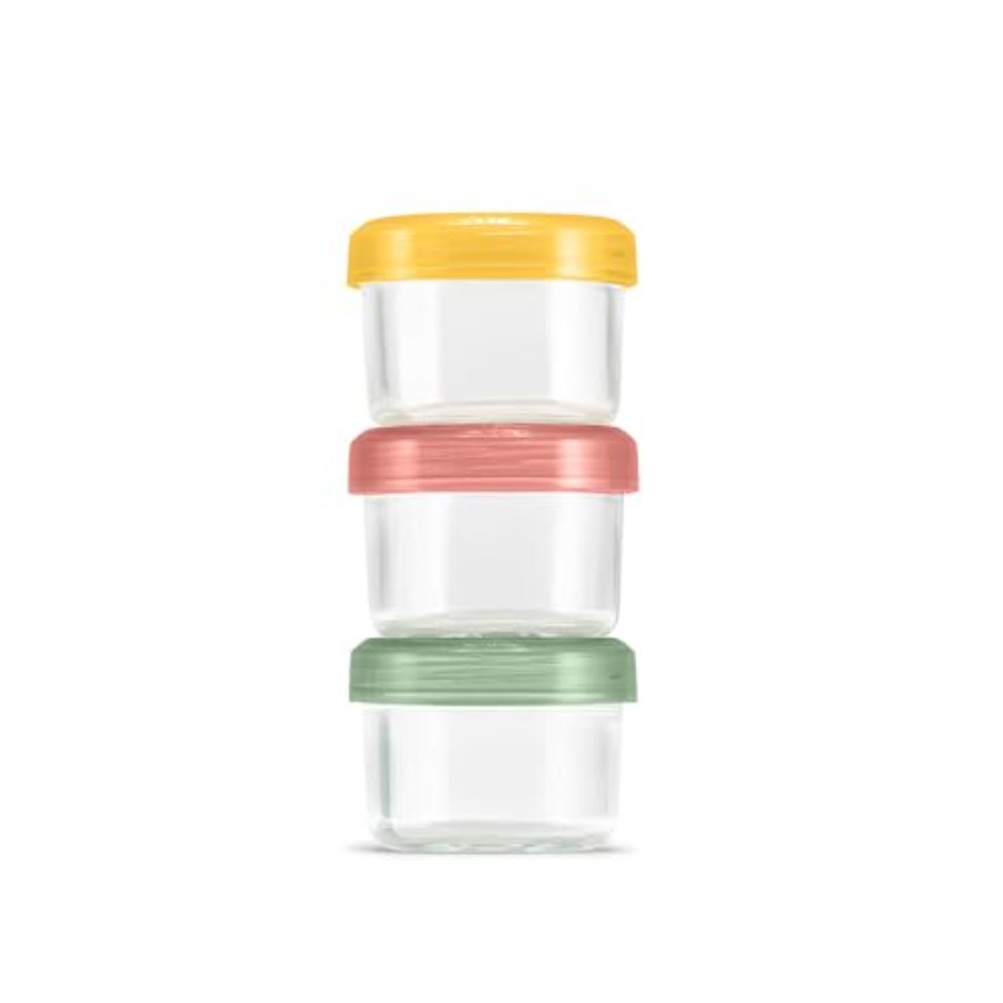 Food Storage Containers Set - Kleurvaste glazen maaltijdvoorbereidingssets, lekvrije glazen voedselcontainers