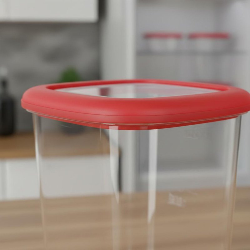 Food Storage Containers Set - 6-delige luchtdichte voedselbewaarset met transparant design,