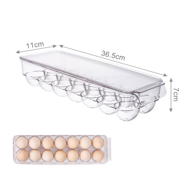 Food Storage Food Safety - Koelkast eierenbak koelkast opbergbox transparant plastic