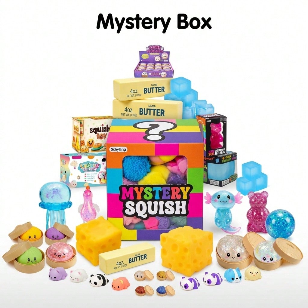 Food Storage Unit - Verrassingsbox - Langzaam opkomende squishy speelgoedjes,