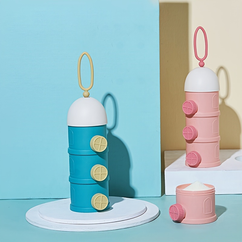 Food Storage Essentials - Draagbare kindermelkpoeder opbergdoos, schattig ontwerp, BPA-vrij