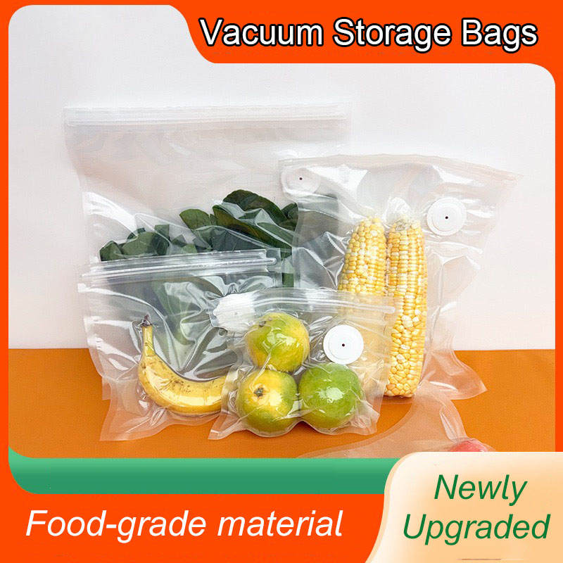 Food Storage Vacuum Bags - Nieuwe herbruikbare luchtvacuüm opbergzakken Keuken Groenten