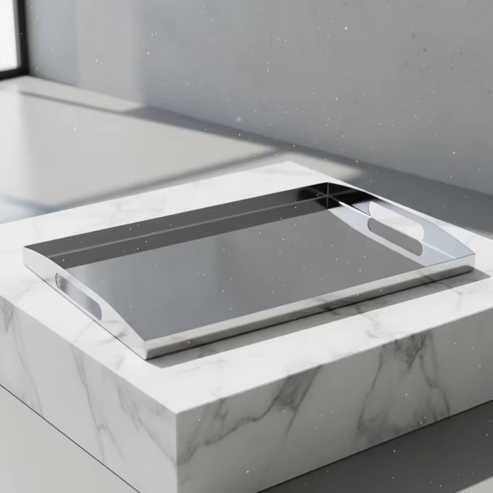 Roestvrijstalen dienblad met s - Storage Food Tray recensie en prijs