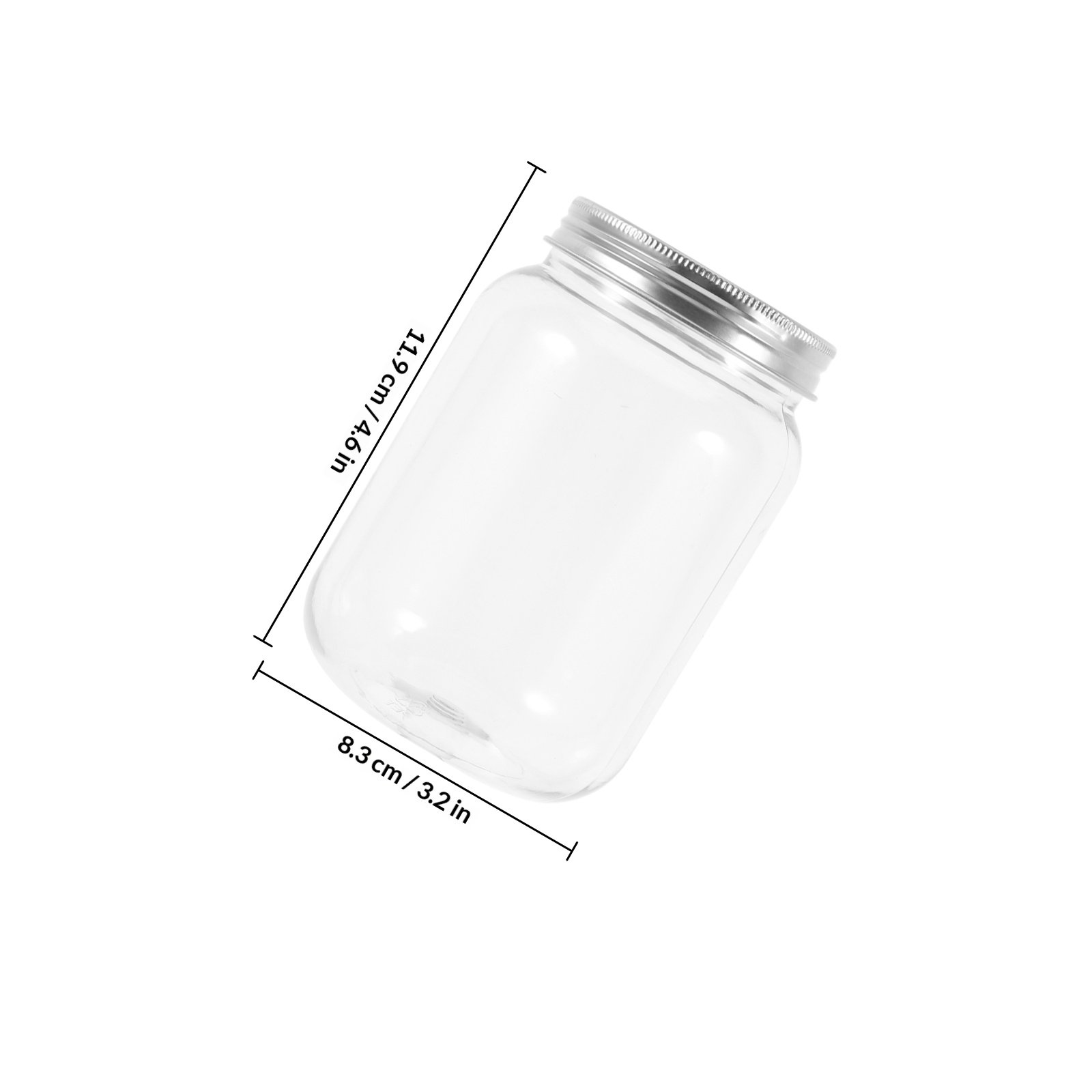 4 stuks doorzichtige plastic p - Food Storage Jars Airtight recensie en prijs