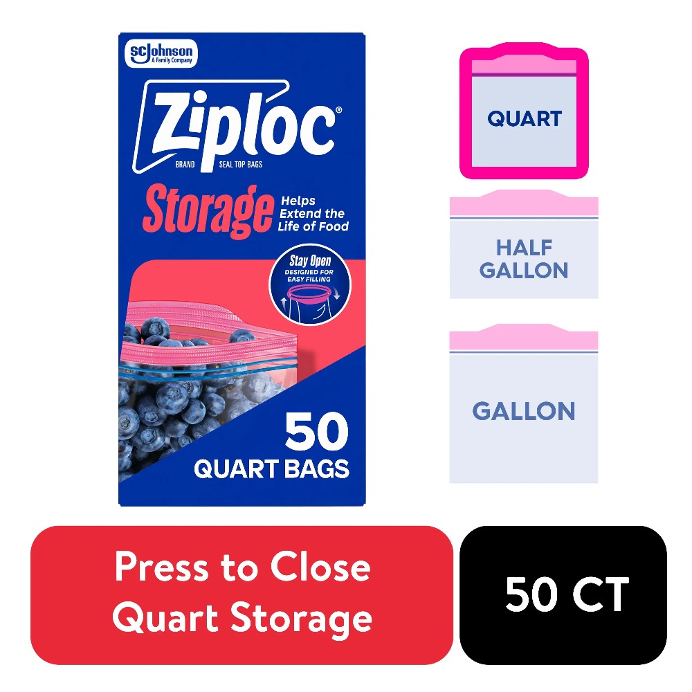 Ziploc-merk voedselbewaarzakje - Food Storage Brands recensie en prijs