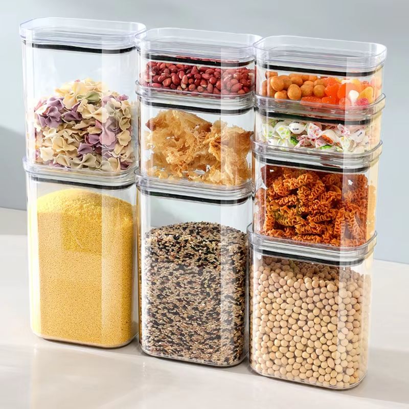 Afgesloten pot keukenkast orga - Food Storage Jars Airtight recensie en prijs