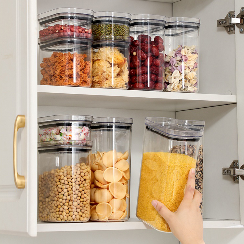 Afgesloten pot keukenkast orga - Food Storage Jars Airtight recensie en prijs