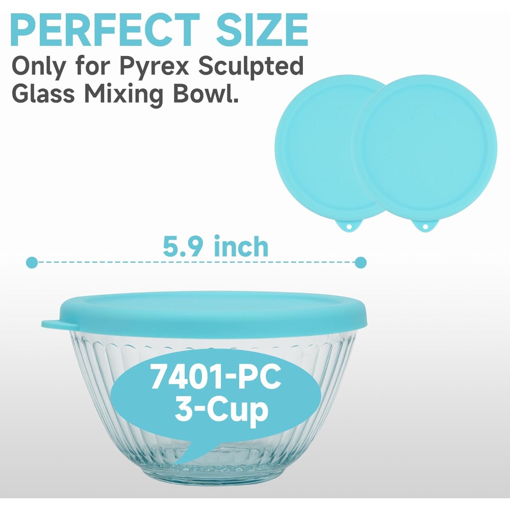 Silicone deksels voor glazen m - Food Storage Glass Set recensie en prijs
