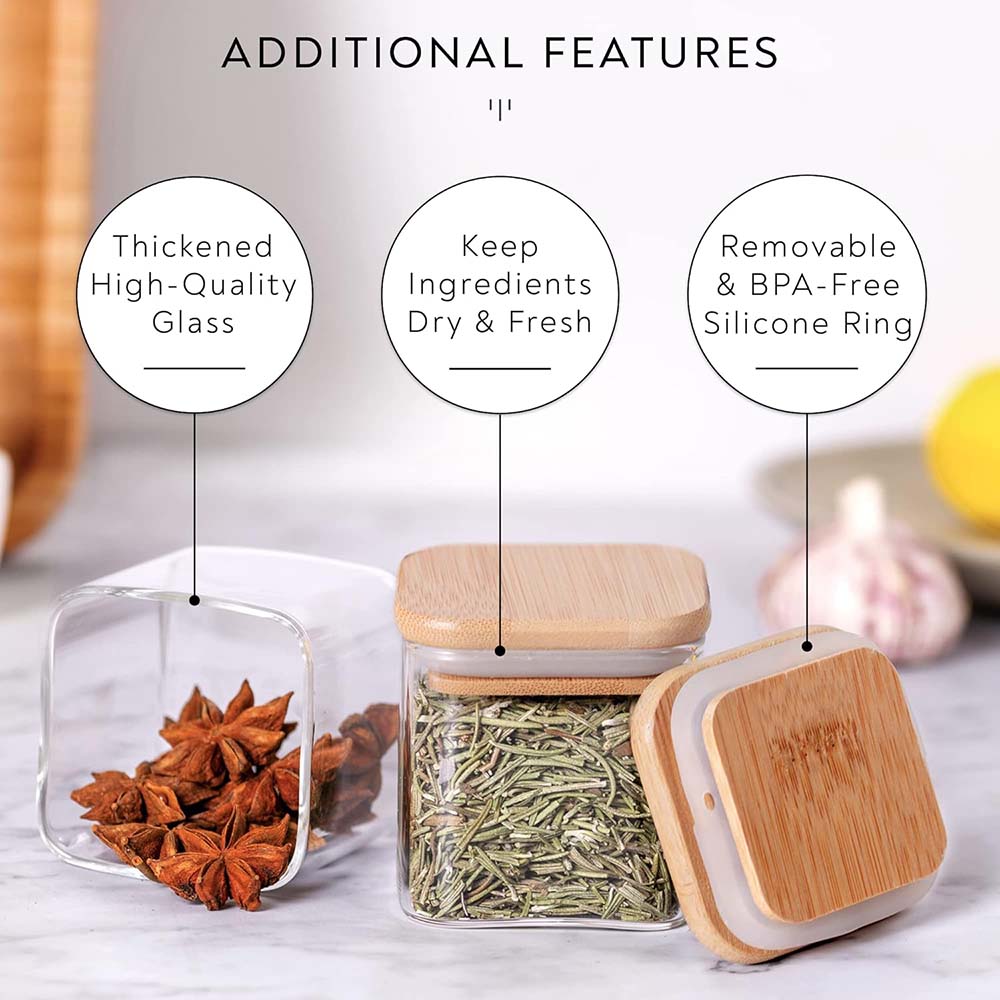 5Oz Glazen Potten Met Kruidene - Food Storage Glass Set recensie en prijs