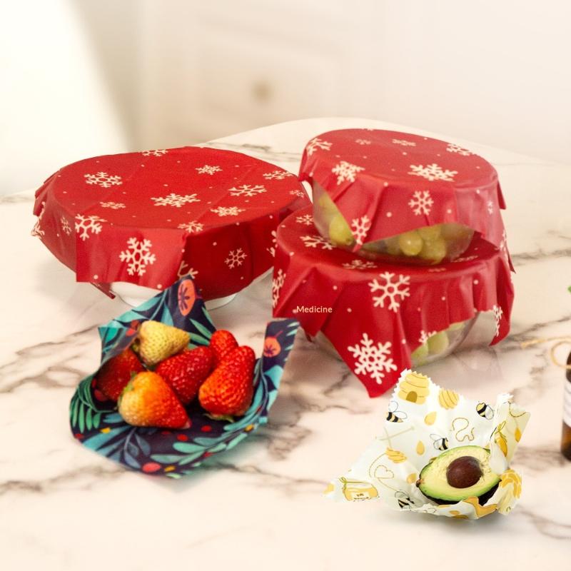 Herbruikbare bijenwaswraps, se - Beeswax Food Wrap recensie en prijs