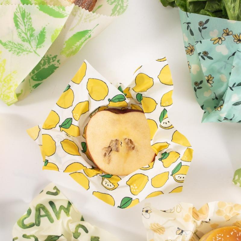 Herbruikbare bijenwaswraps, se - Beeswax Food Wrap recensie en prijs