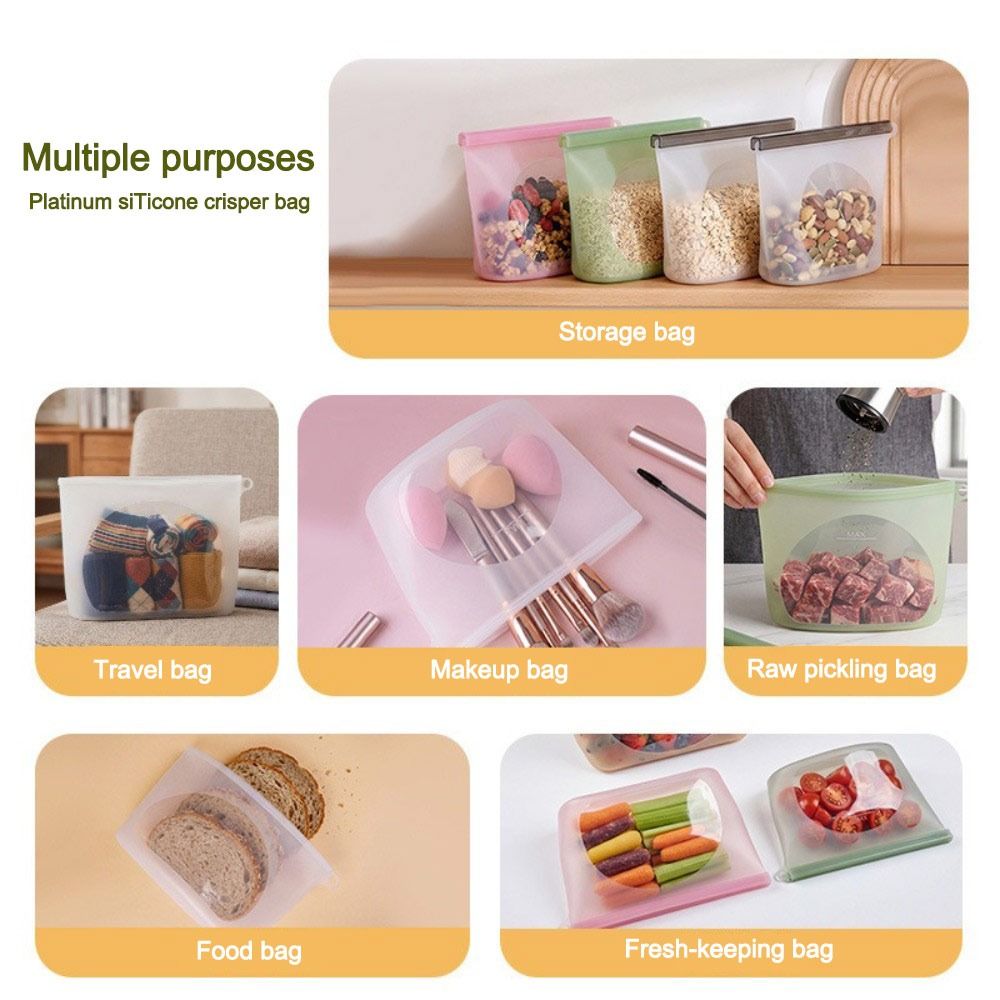 Siliconen voedselbewaarzak Voc - Food Storage Zipper recensie en prijs
