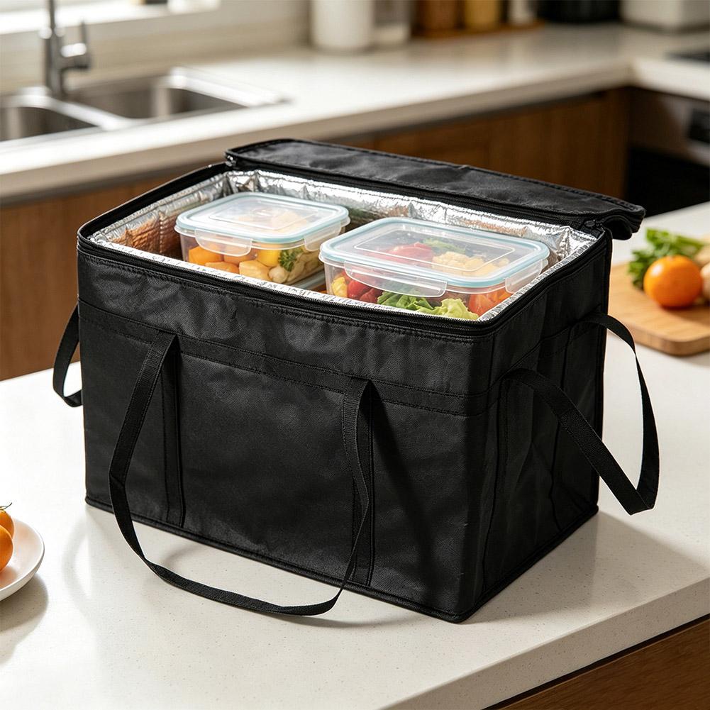 Geïsoleerde thermische draagta - Food Storage Zipper recensie en prijs