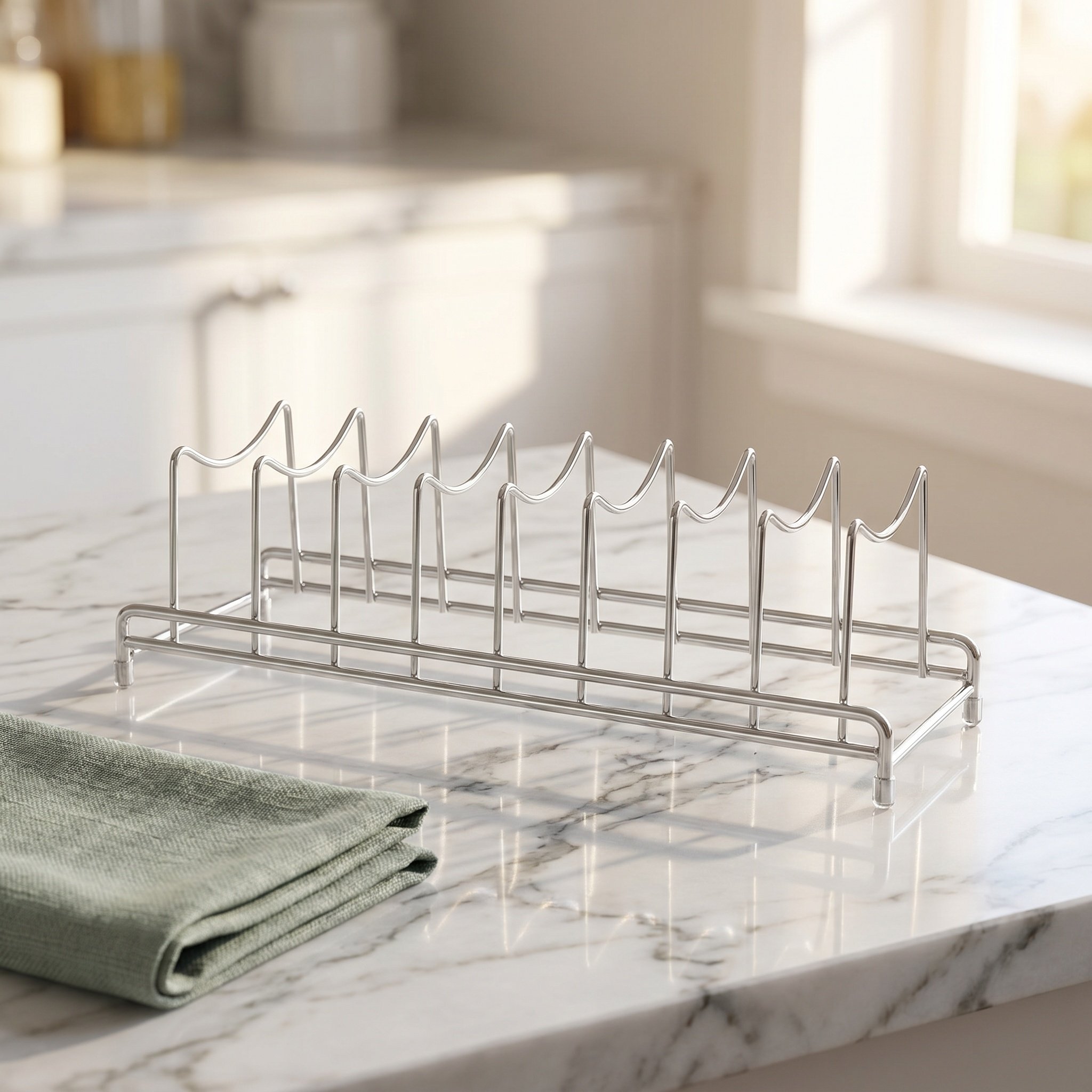 RVS 9-delige dekselorganizer r - Food Storage Rack For Kitchen recensie en prijs