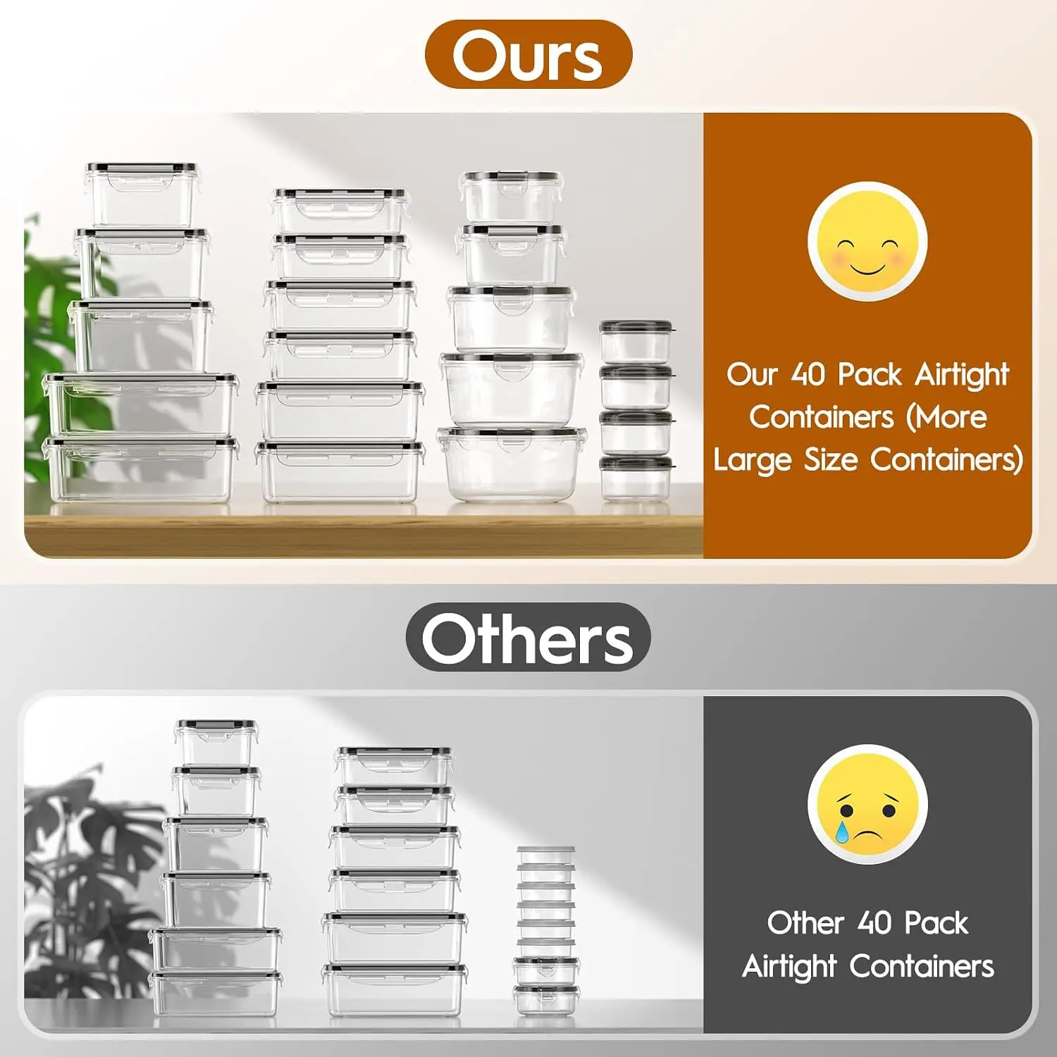 40 stuks voedselbewaarcontaine - Food Storage Glass Set recensie en prijs