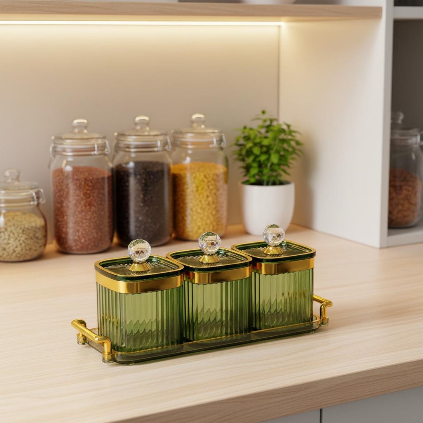 Decoratieve snackset met lucht - Food Storage Containers Set recensie en prijs