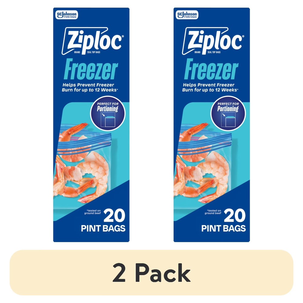 (2-pack) Ziploc Brand Pint Die - Food Storage Brands recensie en prijs