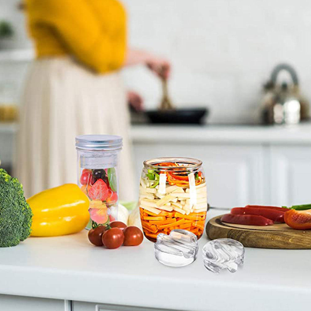 3 stuks zware glazen fermentat - Mason Jar Wide Mouth recensie en prijs