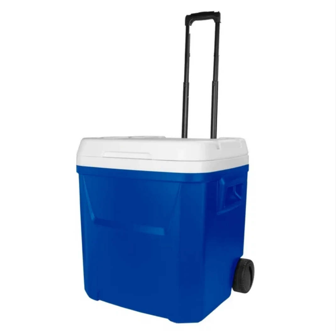 60 QT Blauwe Laguna Koelbox op - Food Storage Camping recensie en prijs