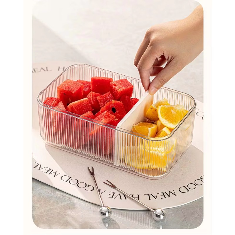 Stapelbare plastic rechthoekig - Storage Food Tray recensie en prijs