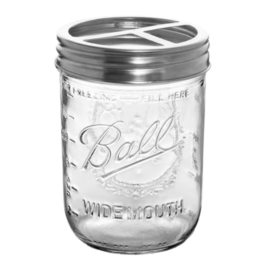 Tandenborstelhouder voor badka - Mason Jar Wide Mouth recensie en prijs