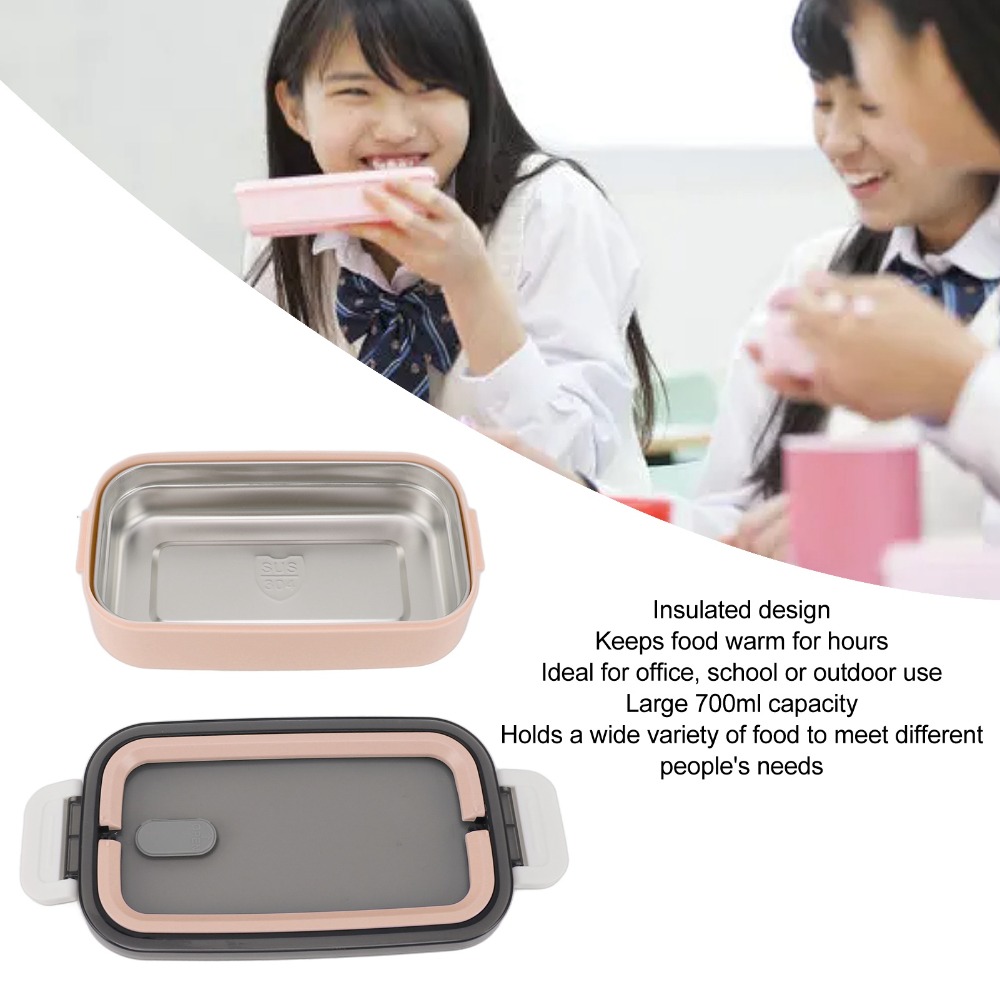 Praktische lunchbox van roestv - Food Storage Practices recensie en prijs