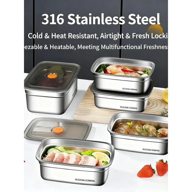 Ruime capaciteit roestvrijstal - Food Storage Camping recensie en prijs