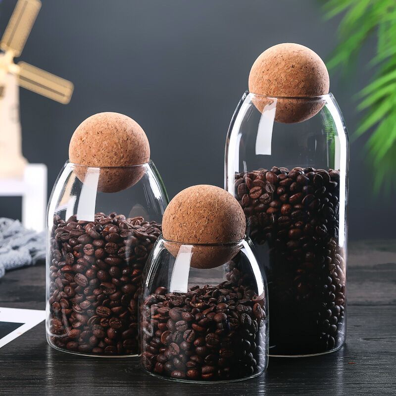 Clear Praktische Hout Kurk Gla - Food Storage Practices recensie en prijs