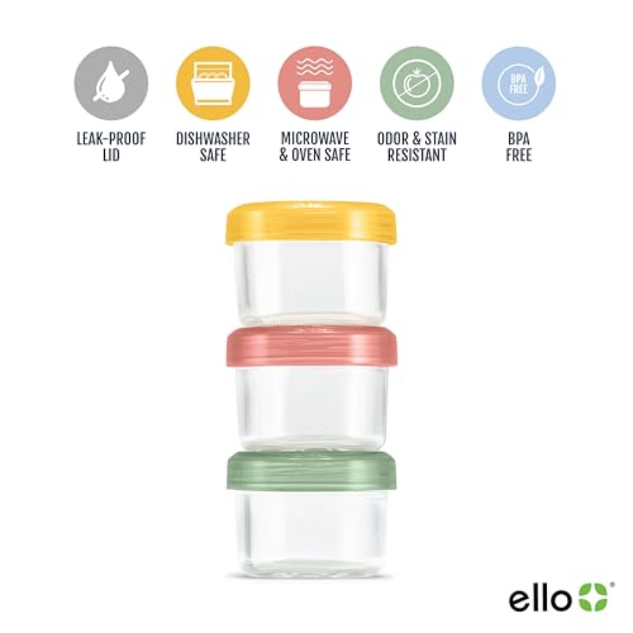 Kleurvaste glazen maaltijdvoor - Food Storage Containers Set recensie en prijs