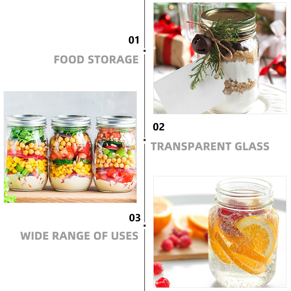6 stuks transparante ronde gla - Food Storage Jars Airtight recensie en prijs