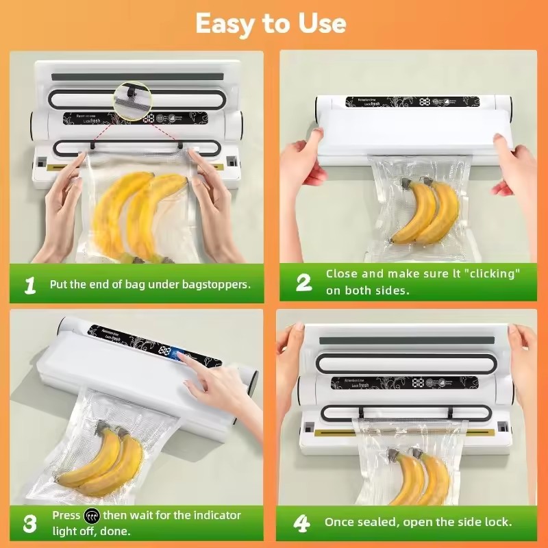 Vacumeermachine voor voedsel,  - Food Storage Vacuum Bags recensie en prijs