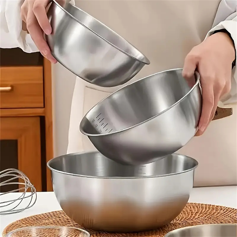 1-3-delige RVS kommenset met w - Food Storage Large recensie en prijs