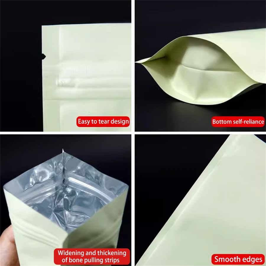 50/100 STUKS Matte lichtgele r - Food Storage Zipper recensie en prijs