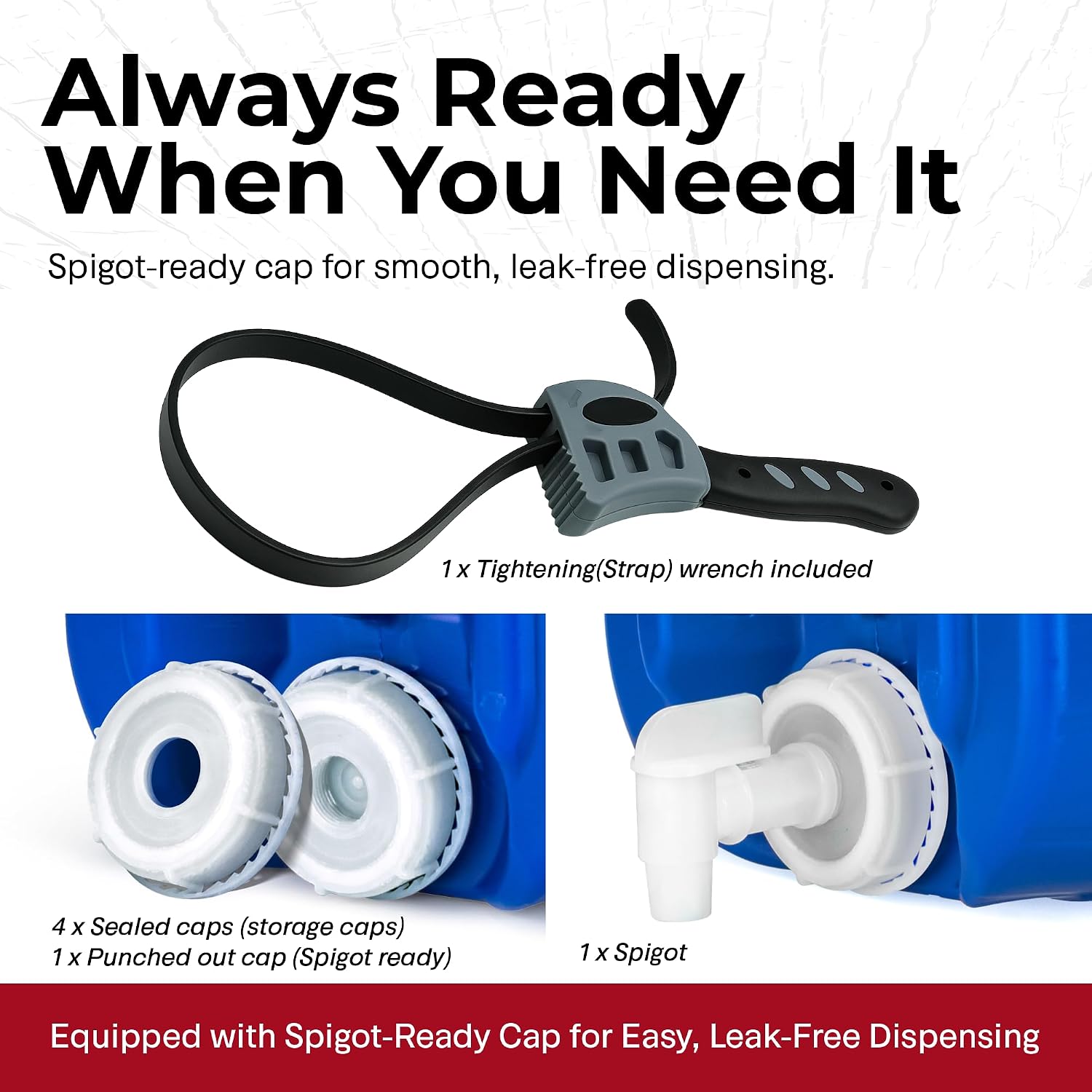 Stapelbare noodwateropslagcont - Food Storage Camping recensie en prijs