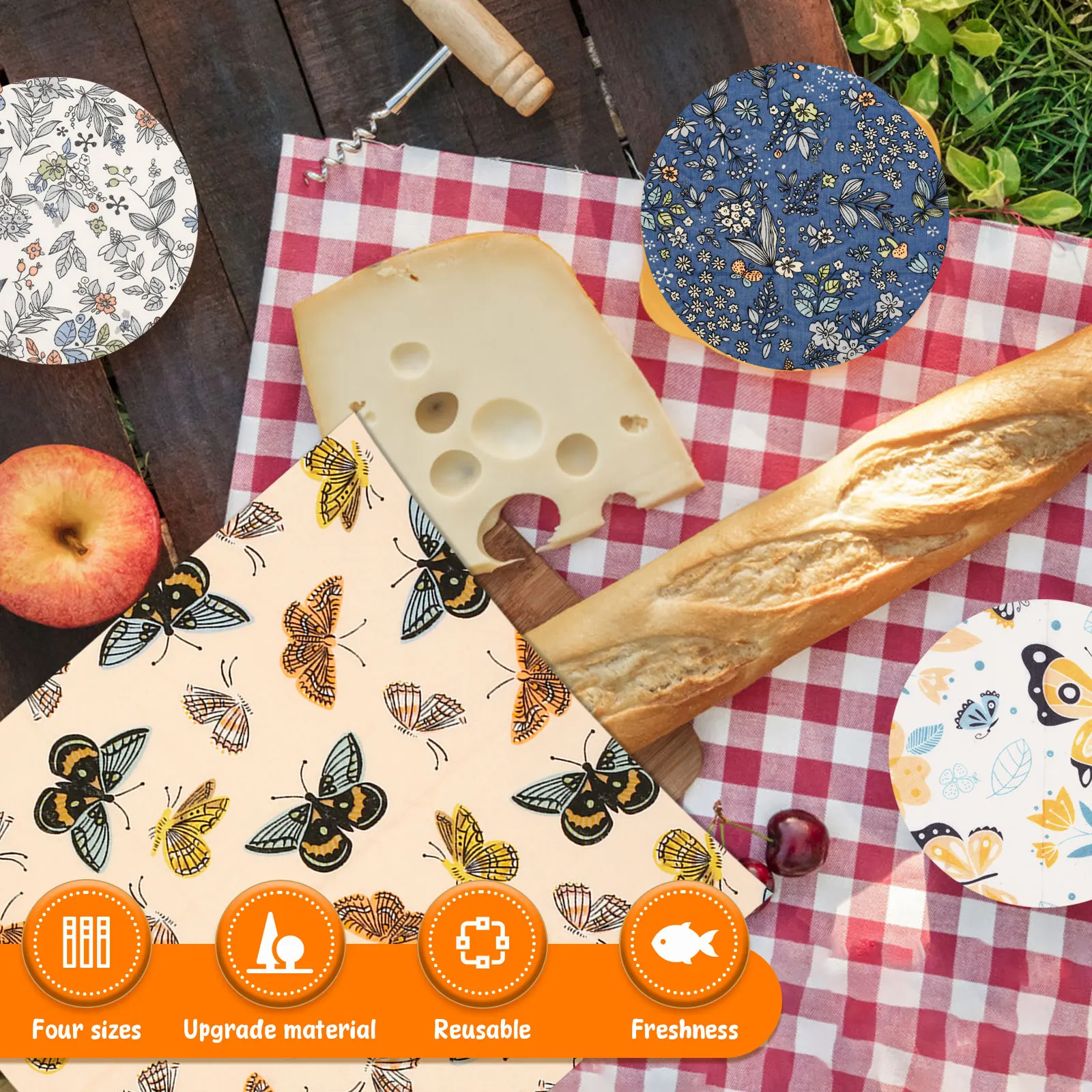 11-delige bijenwas voedselverp - Beeswax Food Wrap recensie en prijs