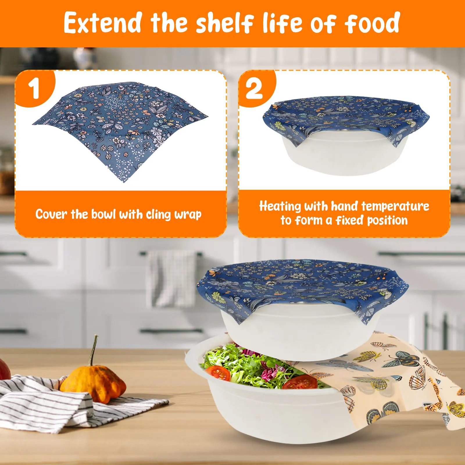 11-delige bijenwas voedselverp - Beeswax Food Wrap recensie en prijs
