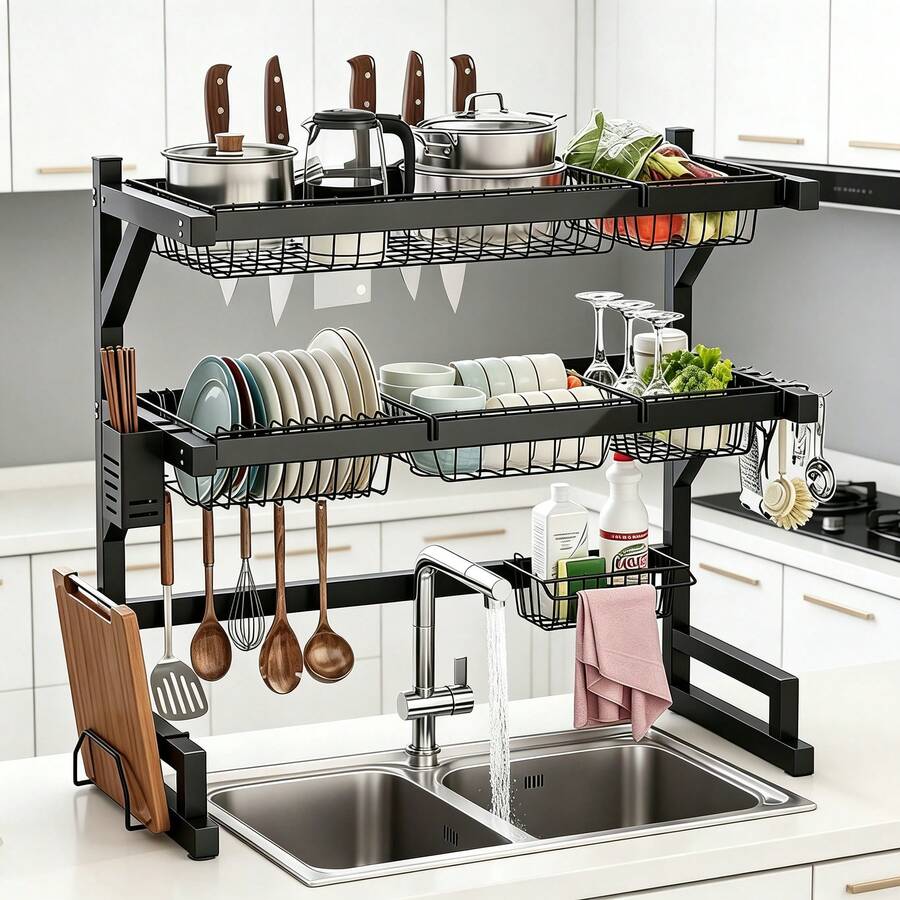 2-delige keuken afdruiprek bov - Food Storage Rack For Kitchen recensie en prijs