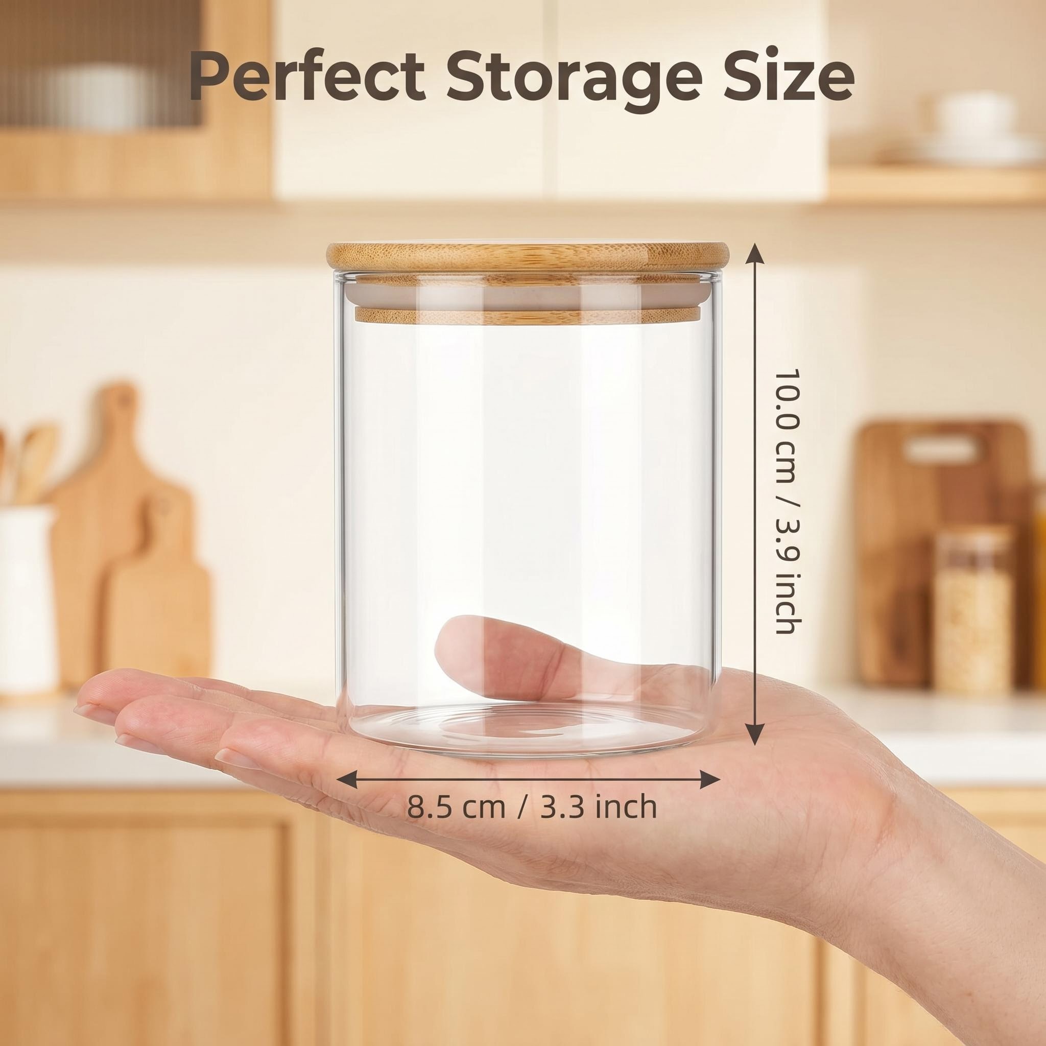 9-delige glazen voorraadpotten - Food Storage Jars Airtight recensie en prijs